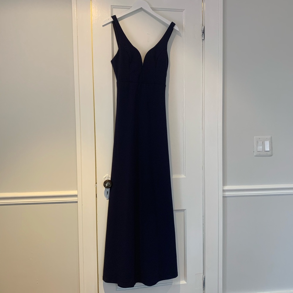 Lulus Glamour Than This Navy Blue Maxi Dress